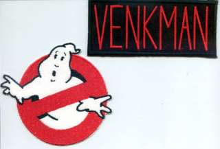 Ghostbusters Arm Patch & Name tag sets (Choice of name)  