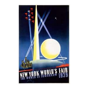 New York Worlds Fair, World of Tomorrow Giclee Poster Print by Joseph 