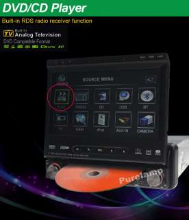 DIN Car DVD Player GPS Bluetooth SD + Rear View Camera 2403GR 
