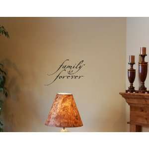 FAMILY IS FOREVER Vinyl wall quotes and sayings home art 