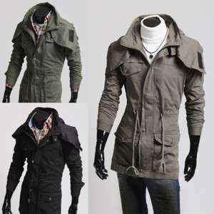 Mens Stylish Hoodie Field Coat jacket bl 1066  