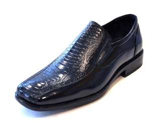   negro de zapato de vestir en hombres de cocodrilo de cocodrilo