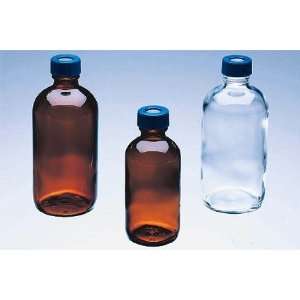   oz. Boston Round Septa Bottles, 125mL (4 oz.) Industrial & Scientific
