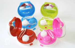 Shell Shape Contact Lens Case / Automatic Cleaner  