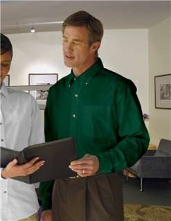   Easy Care Ambassador Long Sleeve Dress Shirt   Forest Green Clothing
