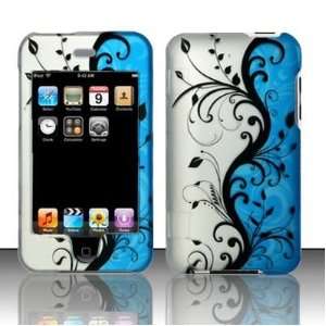 BLUE VINES Hard Plastic Design Matte Cover Case for Apple iPod iTouch 