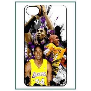 Kobe Bryant LA Lakers NBA iPhone 4s iPhone4s Black Designer Hard Case 