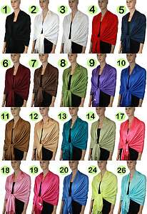   Shawl Wrap Cape Cashmere Silk Wool More Design & Color 111s_1  