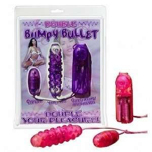  Pipedream Products Double Bumpy Bullet   Purple Health 