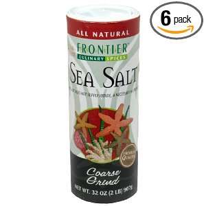 Frontier Natural Coarse Sea Salt Grocery & Gourmet Food