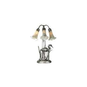 DALE TIFFANY   TA70047 13.5X21 FLORENCE LILY LAMP   ANTIQUE PEWTER