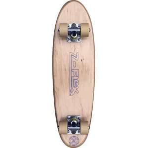   76 Complete Skateboard   6.5x22.75 Natural/Blue