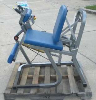 This sale is for a used Keiser Model 1221.15 Air Powered Seated Leg 