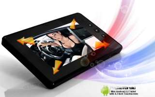 Mini Android 2.2 Tablet 4.3 Inch Touchscreen WiFi 4GB 800MHz processor 