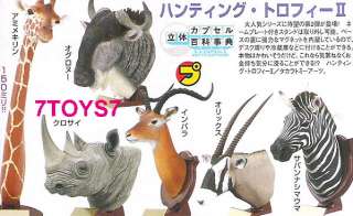 Yujin Hunting Trophy 2#6 Rhinoceros Animals YJ011F  