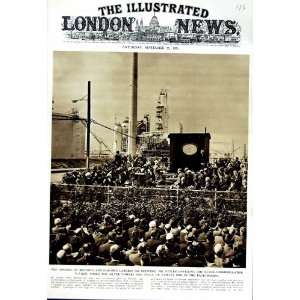    1951 ENGLAND OIL REFINERY FAWLEY SOUTHAMPTON ATTLEE