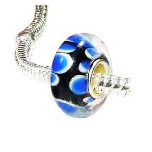 Hidden Gems (396) Silver Plated Single Core Glass Bead 