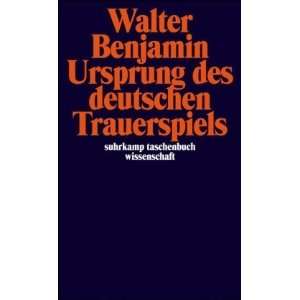  Trauerspiels (German Edition) [Paperback] Walter Benjamin Books