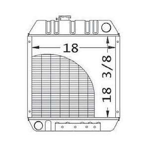  New Radiator MG86563887 Fits JD 4475, 5575, 6675 