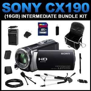  Sony HDR CX190 High Definition Handycam 5.3 MP Camcorder 