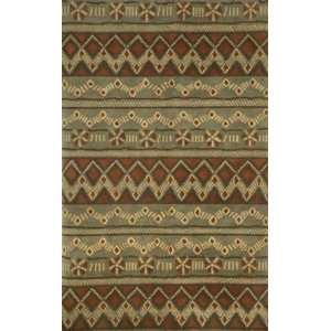  Wool Hand Knotted Area Rug Shelby 8 x 10 Cognac Carpet 