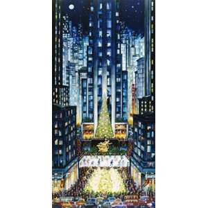  Rockefeller Christmas Wall Mural