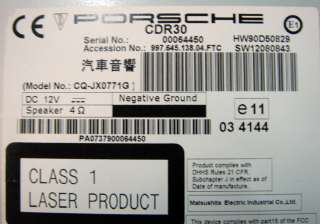 997.645.138.04 FTC Porsche 997.2 987.2 Cayman Boxster CDR30 Radio 