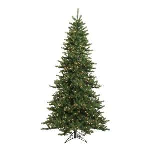  15 Pre Lit Balsam Fir Slim Artificial Christmas Tree 