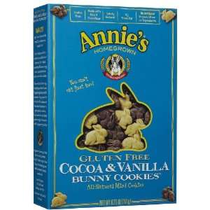 Annies Homegrown Cocoa & Vanilla Bunny Cookies (Gluten, Free)