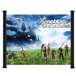  Xenoblade Chronicles Game Fabric Wall Scroll Poster (43 