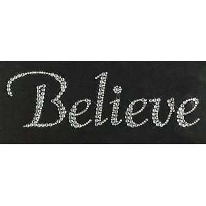  Believe Clear Space Sparkles Arts, Crafts & Sewing