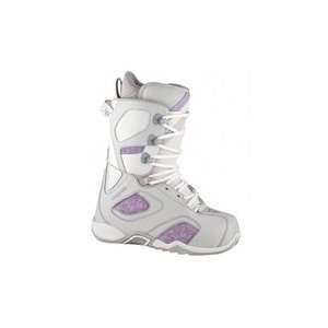  LTD Lyric Womens Snowboard Boots White Grey purple 8 