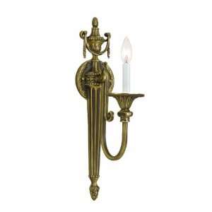  Crystorama 7001 RB Cortland Wall Sconce, Roman Bronze 