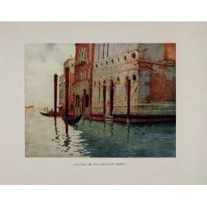   Dario Canal Venice Reginald Barratt   Original Print