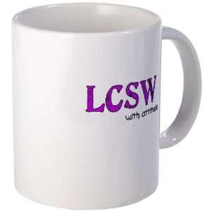 LCSW with Attitude Graduation Mug by   Kitchen 