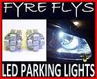 White 5 LED Parking Lights T10 168 2825 W5W HID Xenon City Position 