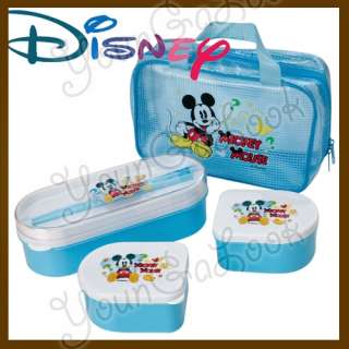 DISNEY Mickey Mouse Childrens School Lunch Box w/ Bag  