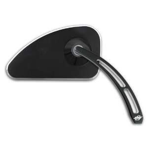  Tear Drop Smooth Head Mirror with Cut Out Stem Right Hand 