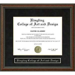  Ringling College of Art and Design Diploma Frame Sports 