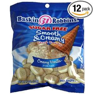 Baskin Robbins Sugar Free Hard Candy, Creamy Vanilla, 4.2 Ounce 