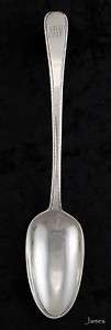 Sterling Silver Antique 1780 English Serving Spoon  