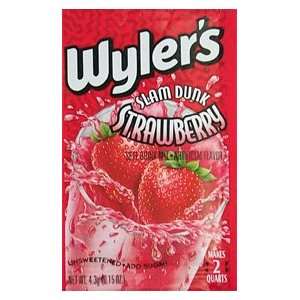 Wylers Slam Dunk Strawberry Drink Mix 1 envelope   96 Unit Pack 