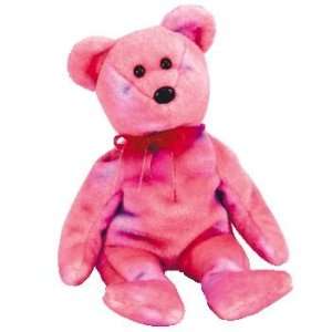  TY Beanie Baby   CLUBBY 5 the Pink Bear Toys & Games