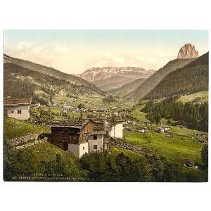  Grodenthal,St. Ulrich with Sella,Langkofel,Tyrol,Italy 