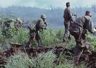 Photo   Vietnam Infantry in Dak To, Operation Hawthorne  