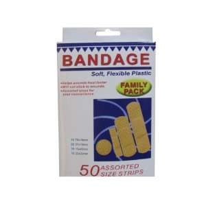   144   Family pack bandage strips (Each) By Bulk Buys 