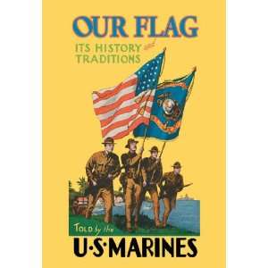  Our Flag #1 12x18 Giclee on canvas