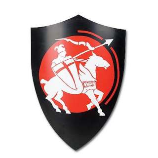 Battle of the Knight Black Medieval Display Shield