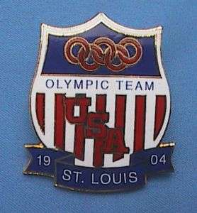 1996 Atlanta Olympic Pin St Louis 1904 Olympic Team  