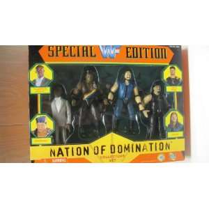  WWF Special Edition Action Figure 4 Pack Nation Of Domination 